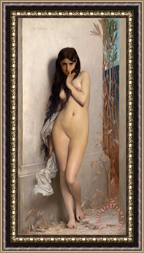 Jules Joseph Lefebvre La Cigarra (national Gallery of Victoria, Melbourne, 1872. Oleo Sobre Lienzo, 186.7 X 123.8 Cm).jpg Framed Painting