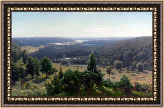 Julijs Feders The Gauja Valley Framed Painting