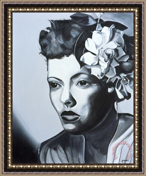 Kaaria Mucherera Billie Holiday Framed Print