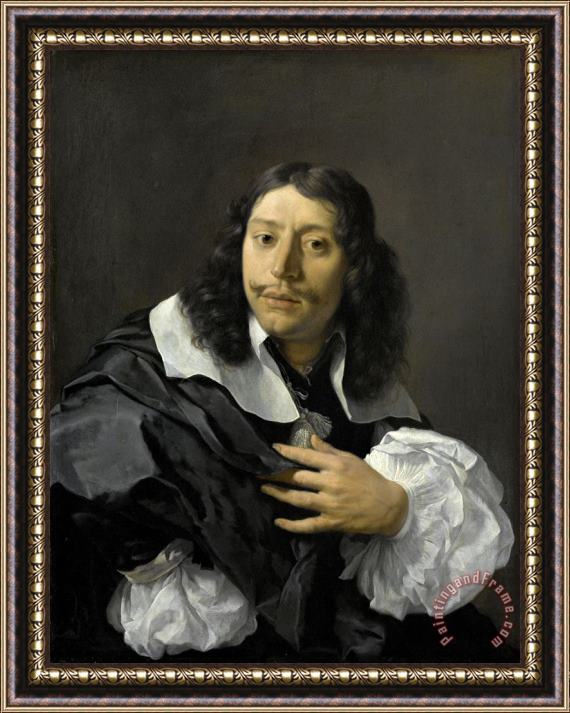 Karel Dujardin Self Portrait Framed Print
