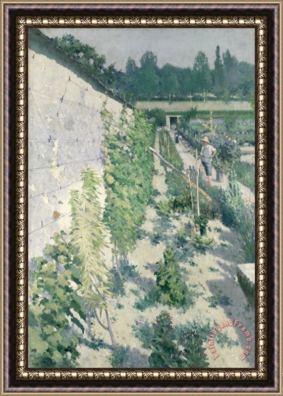 Karl Fredrick Nordstrom Garden in Grez Framed Painting