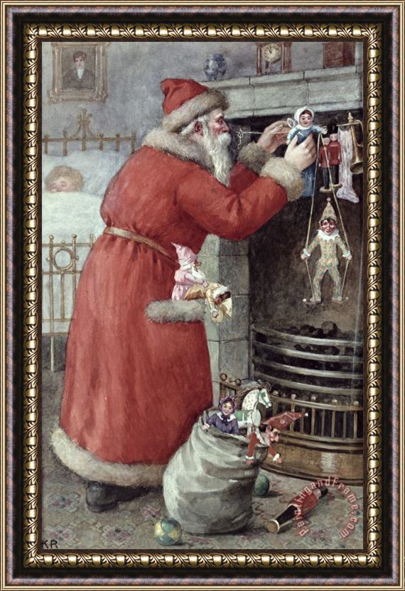 Karl Roger Father Christmas Framed Print