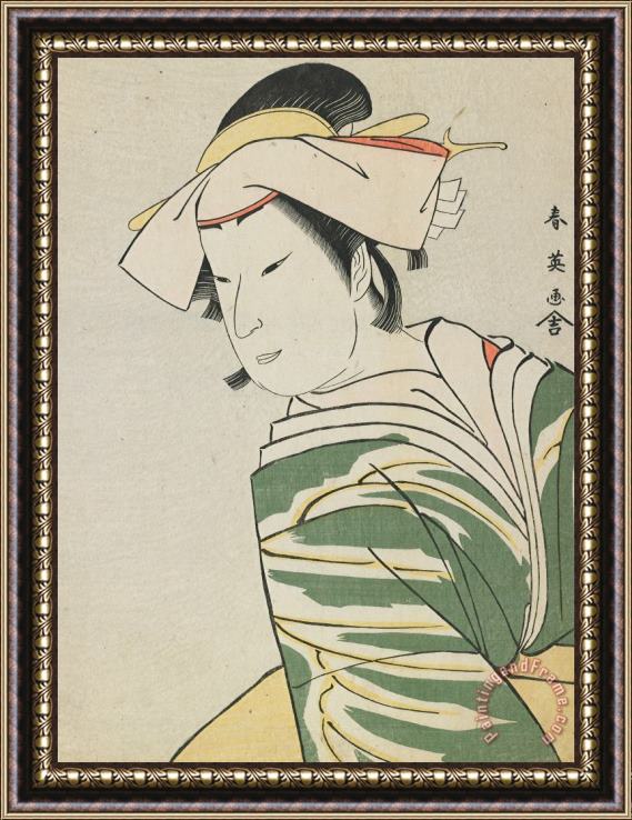 Katsukawa Shunei Nakamura Noshio II As Tonase Framed Print