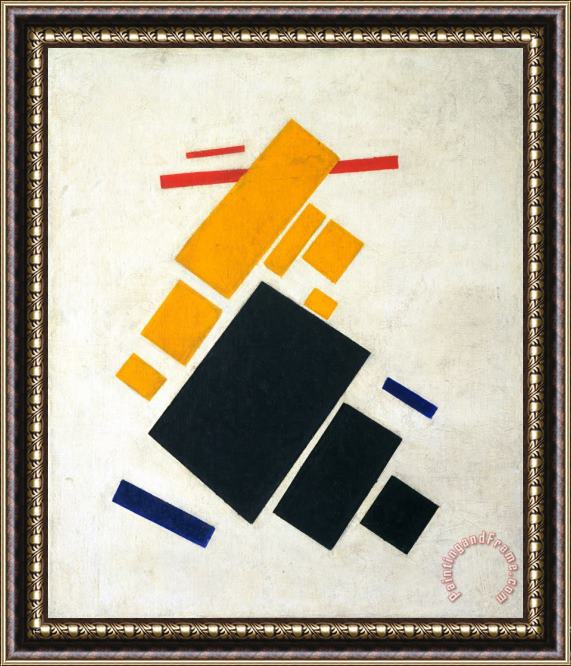 Kazimir Malevich Suprematist Composition Airplane Framed Painting
