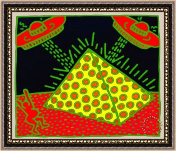 Keith Haring Pop Shop 15 Framed Painting