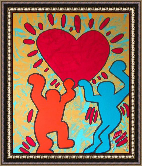 Keith Haring Pop Shop Vi Framed Painting