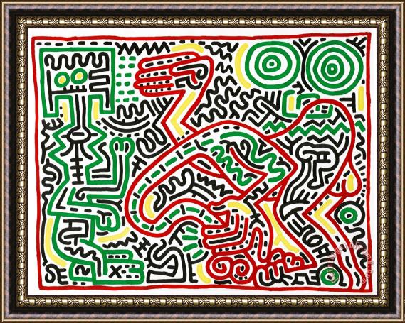 Keith Haring Untitled Framed Print