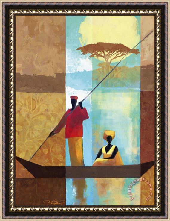 Keith Mallett On The River I Framed Painting