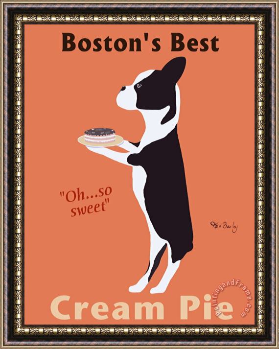 Ken Bailey Boston's Best Cream Pie Framed Print