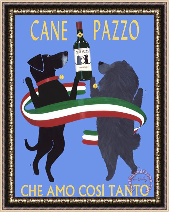 Ken Bailey Cane Pazzo Framed Painting