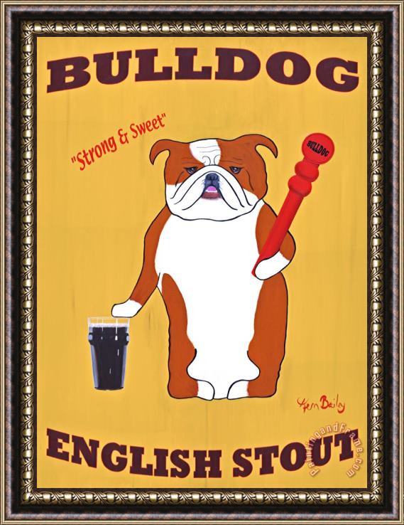 Ken Bailey English Bulldog 2 Framed Print