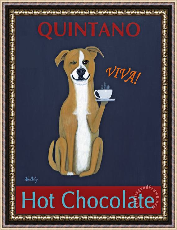 Ken Bailey Quintano Hot Chocolate Framed Painting