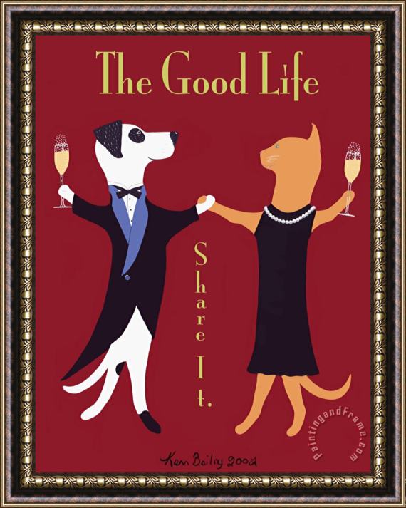 Ken Bailey The Good Life Framed Painting