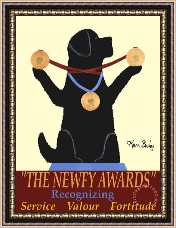 Ken Bailey The Newfy Awards Framed Painting