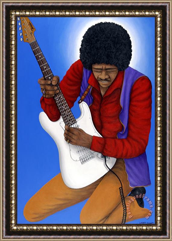 Larry Smart Jimi Hendrix Framed Print