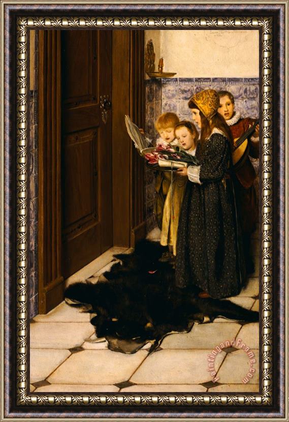 Laura Theresa Alma-Tadema A Carol Framed Print