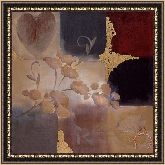 laurie maitland Autumn Accent Floral III Framed Painting