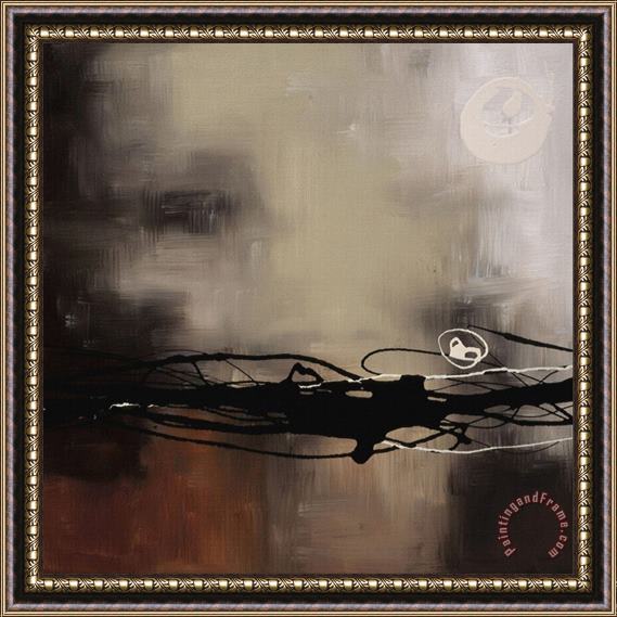 laurie maitland Prelude in Rust II Framed Painting