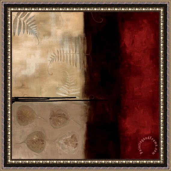laurie maitland Russet Fern II Framed Painting