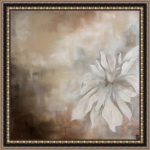 laurie maitland White Flowers II Framed Print