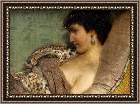 Lawrence Alma-tadema Cleopatra 2 Framed Painting