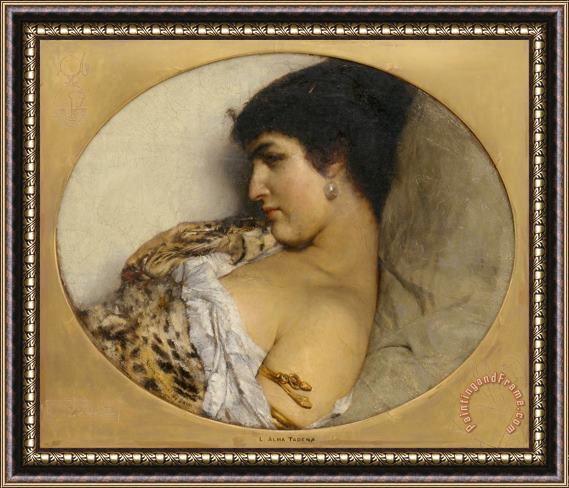 Lawrence Alma-tadema Cleopatra Framed Print