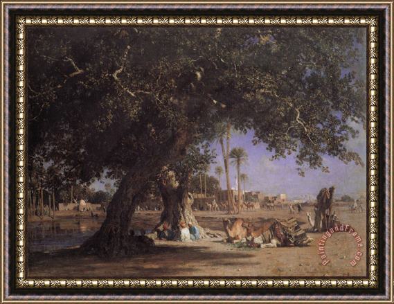 Leon Belly View of Shubra Framed Painting