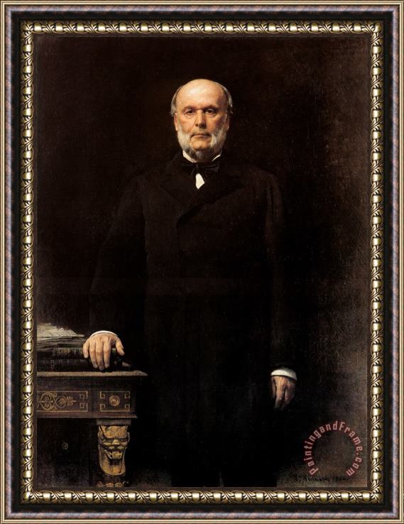 Leon Bonnat Portrait of Jules Grevy Framed Painting