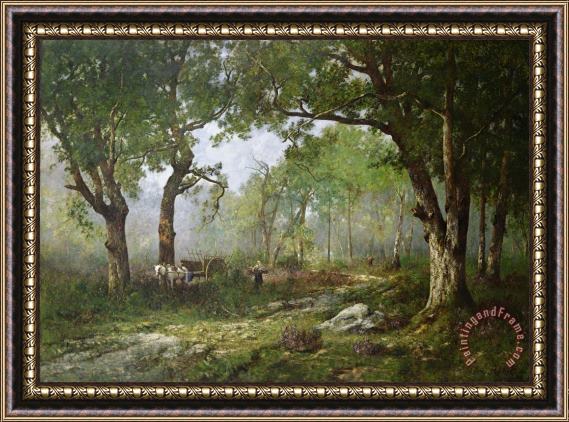 Leon Richet The Forest of Fontainebleau Framed Print