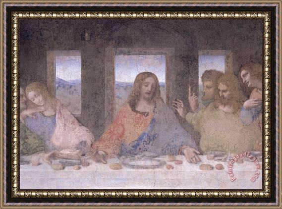 Leonardo da Vinci The Last Supper Framed Painting