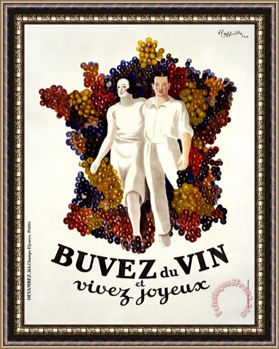Leonetto Cappiello Buvez Du Vin Framed Painting