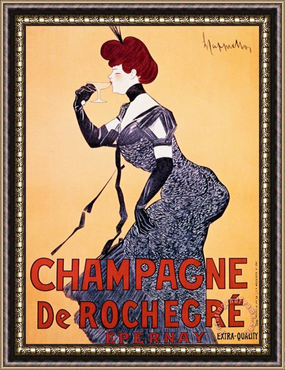 Leonetto Cappiello Champagne De Rochecre Framed Print