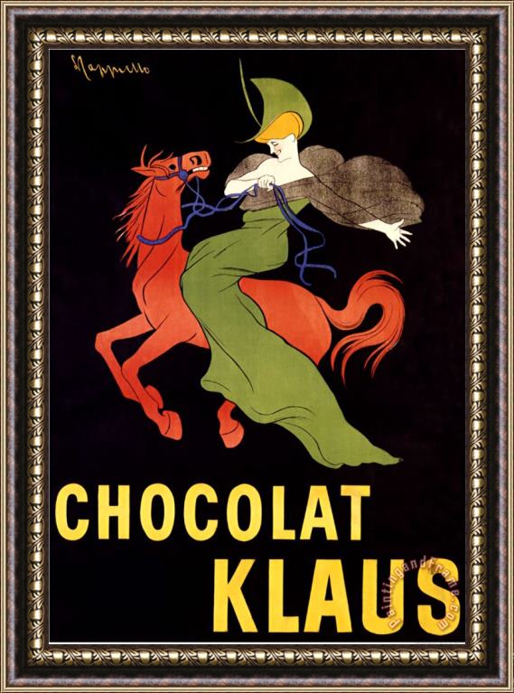 Leonetto Cappiello Chocolat Klaus Framed Print