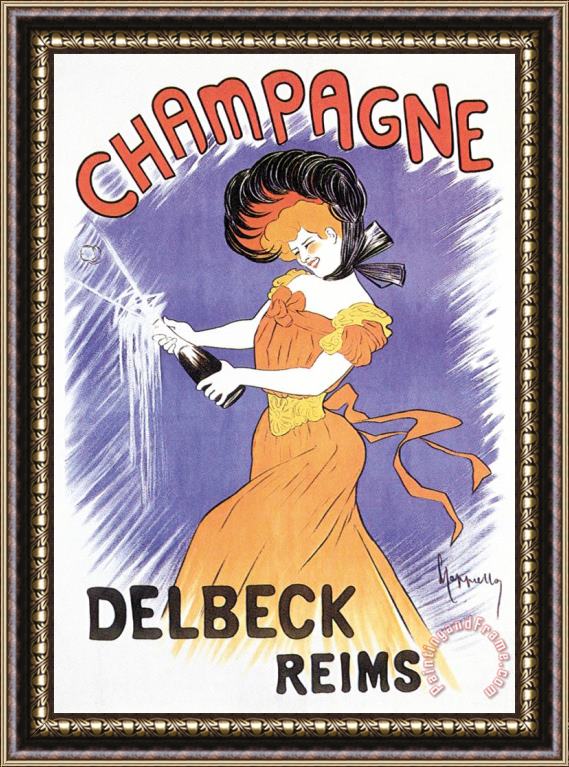 Leonetto Cappiello Delbeck Reims Champagne Framed Print