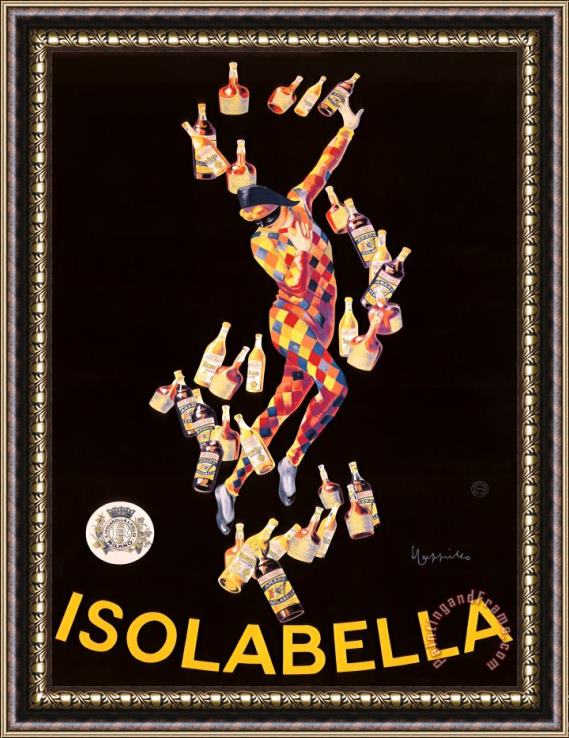 Leonetto Cappiello Isolabella 1910 Framed Painting