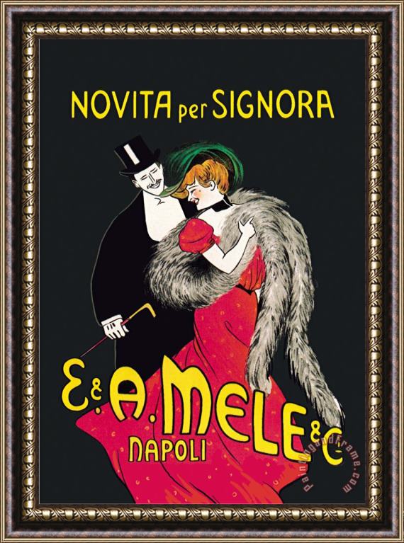 Leonetto Cappiello Lady in Red Framed Print