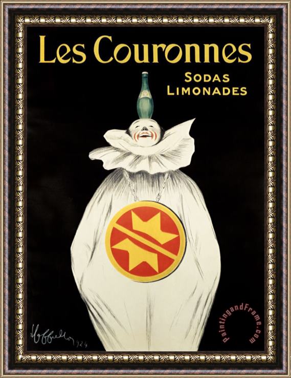 Leonetto Cappiello Les Couronnes Sodas Limonades Framed Print