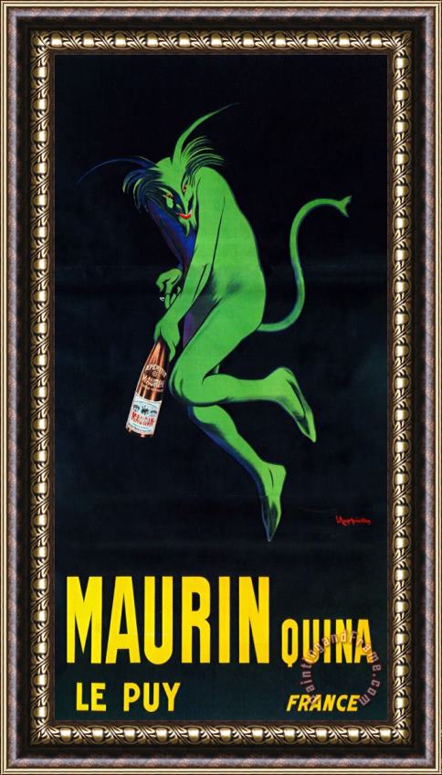 Leonetto Cappiello Maurin Quina Framed Painting