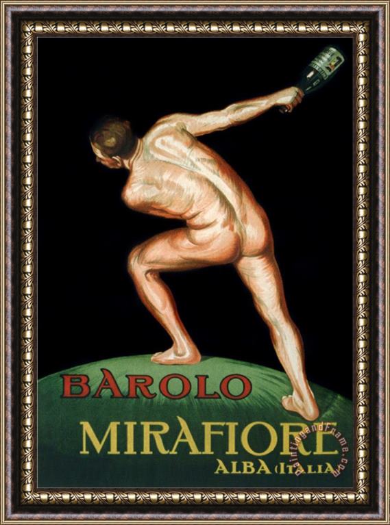 Leonetto Cappiello Mirafiore Barola Framed Print