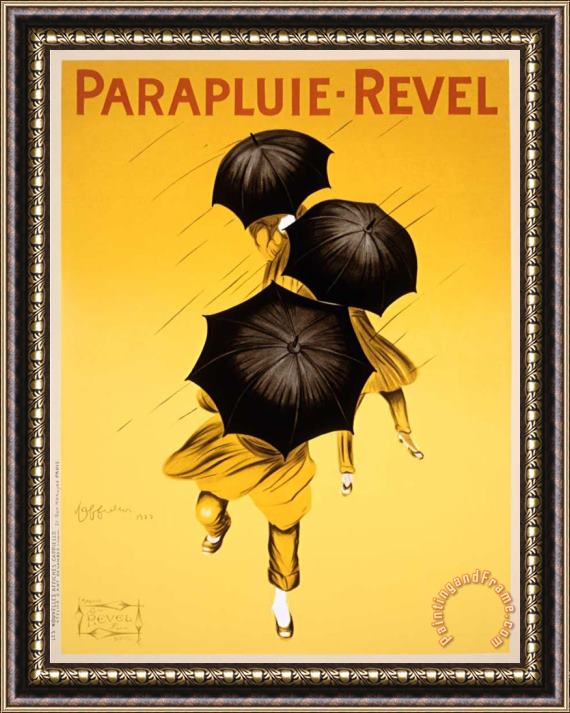 Leonetto Cappiello Parapluie Revel C 1922 Framed Painting