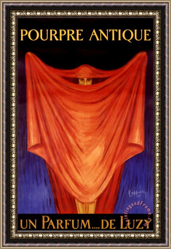 Leonetto Cappiello Pourpre Antique Framed Painting