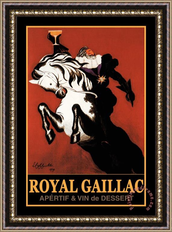 Leonetto Cappiello Royal Gaillac Henry Iv Framed Painting