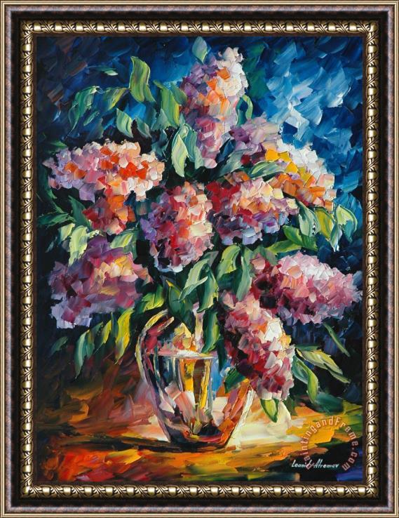Leonid Afremov Lilac Framed Painting