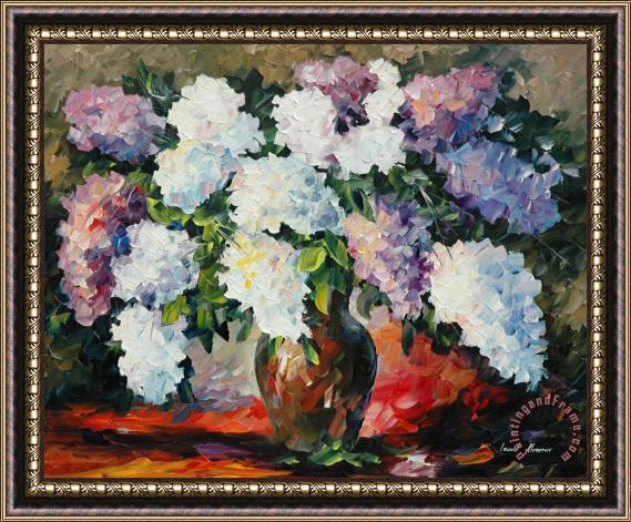 Leonid Afremov Spring Lilac Framed Painting