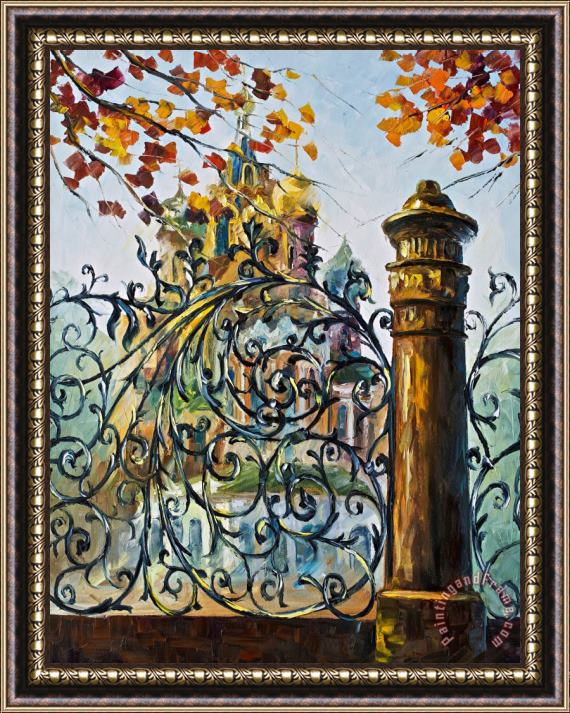Leonid Afremov St. Petersburg Framed Painting