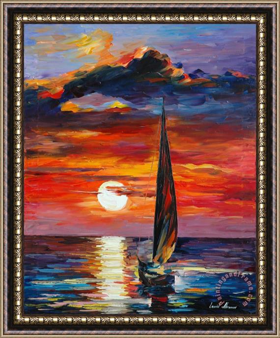 Leonid Afremov Towards The Sun Framed Painting