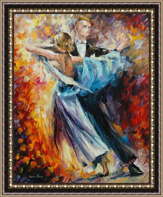 Leonid Afremov Waltz Framed Painting