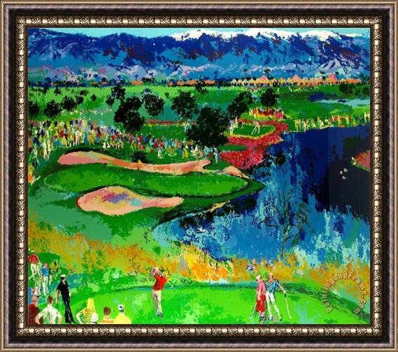 Leroy Neiman Cove at Vintage Framed Painting