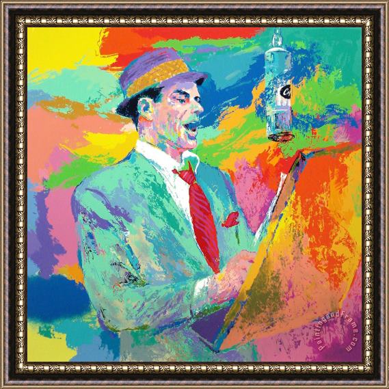 Leroy Neiman Frank Sinatra, Duets Framed Print