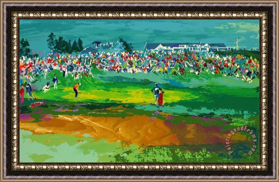 Leroy Neiman Home Hole at Shinnecock Framed Painting